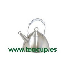 Tetera silbante asa metálica