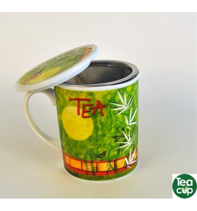 Taza con infusor Bambu