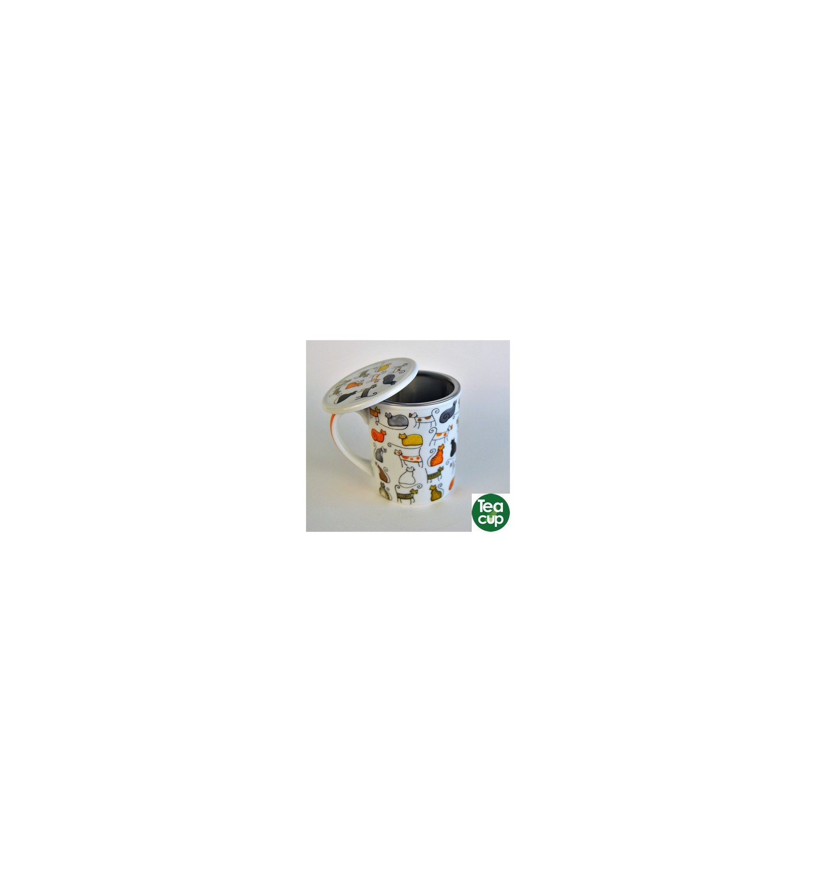 Mug infusiones con filtro y tapa 32 cl