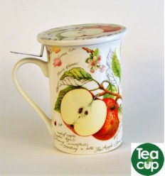 Taza de te con tapa apple 2