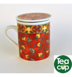 Taza para te con filtro akita 2