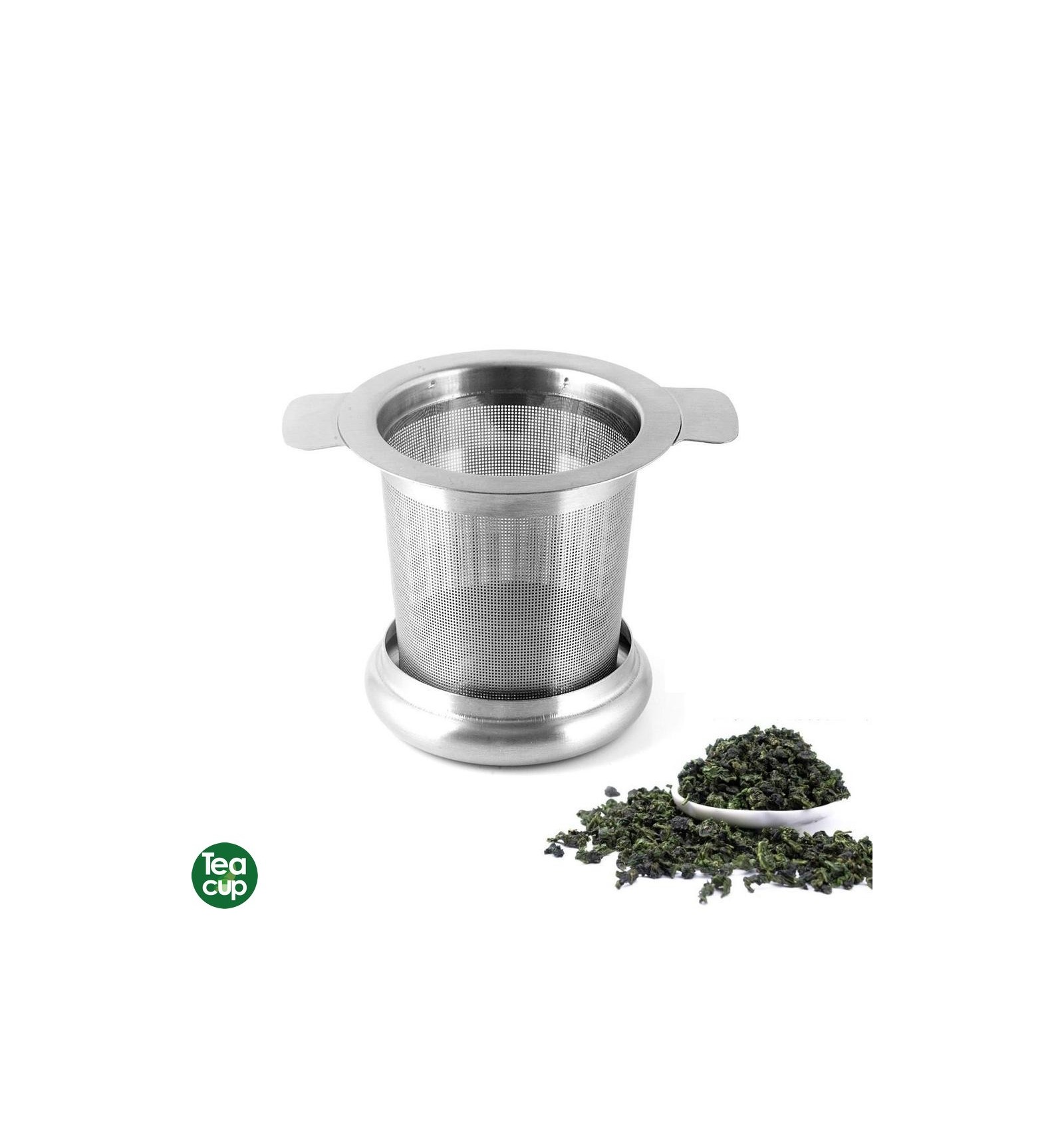 2 piezas de colador de té de acero inoxidable con cadena infusor de té para té suelto Conexión de rosca sellada Colador de té para la mayoría de tazas y teteras MOPOIN Colador de té 