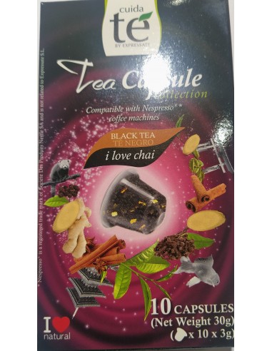 Capsulas te negro chai